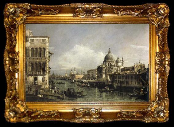 framed  Bernardo Bellotto entrance to the grand canal,venice, ta009-2